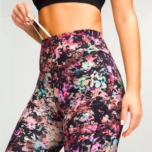 lululemon Run Base Pace Highrise Crop Leggings 23" Size 12